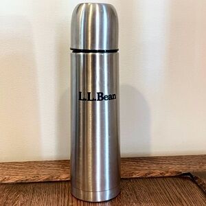 LLBean stainless steel thermos. 24oz. Vacuum Insulated.